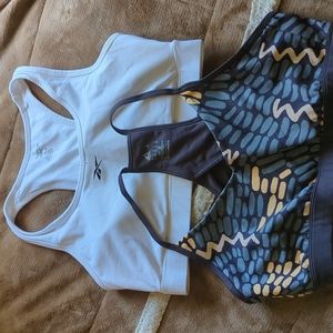 Reebok Lot of 2 Sports Bra in L